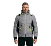 Alpinestars Giacca tessile moto Mohobbs impermeabile grigio-giallo taglia XL per maschi