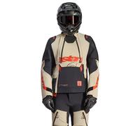 Giacca HAROK PRO DRYSTAR XF Sabbia Rosso Fluo ALPINESTARS - UE: L