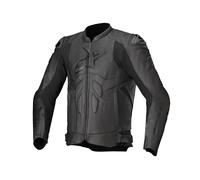Alpinestars Dusk Giacca in pelle da moto, nero, taglia 50 per maschi