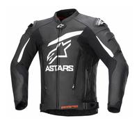 ALPINESTARS Giacca pelle GP PLUS V4 nero/bian Tg 54