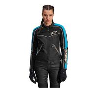 Alpinestars Stella T-Dyno Air, giacca tessile donna XL female Nero/Azzurro/Grigio Chiaro