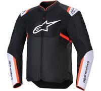 Alpinestars T-Sps Air V2 Giacca tessile da moto, nero/bianco/rosso, L