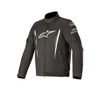 Alpinestars Gunner v2 impermeabile Giacca tessile moto, nero-bianco, taglia 2XL per maschi