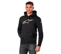 Alpinestars Gilded Hoodie Felpa con Cappuccio, Nero/Oro, S Uomo