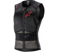 Alpinestars gilet protettivo Nucleon Flex Pro - 009 Transparent smoke black red L