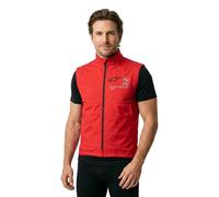 Alpinestars Techstar Softshell Gilet da motocross, rosso, taglia S per maschi