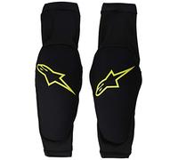 Alpinestars Ginocchiera Paragon Plus da uomo, nero giallo acido, M
