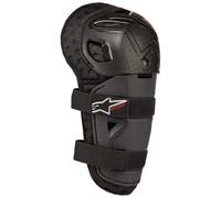 Ginocchiera Cross Alpinestars Bionic Action Kickstart Nero/RossoTaglia unica Nero,Rosso