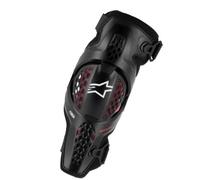 Alpinestars SX-1 Plasma, protezioni per le ginocchia S/M male Nero/Rosso
