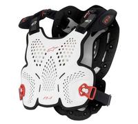 Pettorina A-1 ROOST GUARD Bianco Nero ALPINESTARS - RI: M/L