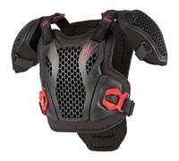 Pettorina Ragazzo BIONIC ACTION YOUTH CHEST PROTECTOR Nero Rosso ALPINESTARS - RI: L/XL