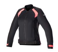 Alpinestars Eloise V2 Air Giacca tessile moto da donna, nero-rosa, taglia L per donne