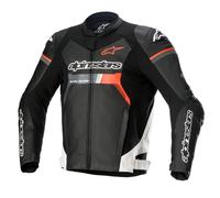 Giacca Moto in Pelle Alpinestars GP Force Nero/Bianco/Rosso48 Nero,Bianco,Rosso