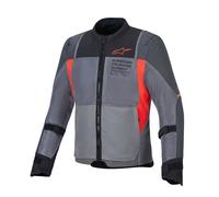 Alpinestars ST-2 Air Giacca tessile da moto, grigio-rosso, taglia M per maschi