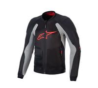 Alpinestars Troop-Air, giacca in tessuto XXL male Nero/Grigio Chiaro/Rosso Chiaro