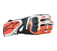 Guanto Lungo SP-8 V3 Bianco Rosso Fluo - ALPINESTARS - UE: 4XL