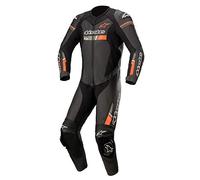 Alpinestars GP Force Chaser, tuta in pelle 1pz. 58 male Nero/Rosso Fluo