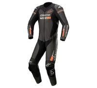 Alpinestars GP Force Chaser Abito monopezza in pelle moto, nero-rosso, taglia 54 per maschi