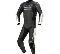 Alpinestars GP Force Chaser Abito in pelle moto in due pezzi, nero-bianco, taglia 54 per maschi