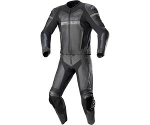 Alpinestars Gp Force Decorative 2PC Misura 50 2teilig Moto IN Pelle Suit Nero
