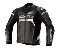Giacca Pelle GP FORCE AIRFLOW Nero Bianco - ALPINESTARS - AN: 58