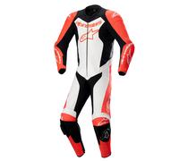 Alpinestars GP Force Lurv 1 pezzo tuta in pelle - Flo rosso/bianco/nero (3022)