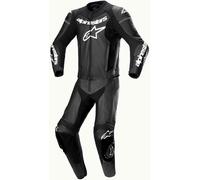 Alpinestars GP Force Lurv traforato due pezzi tuta in pelle moto, nero, taglia 50 per maschi