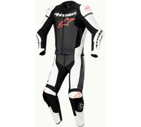 Alpinestars GP Force Lurv, tuta in pelle 2pz. traforata 52 male Nero/Bianco/Rosso Fluo
