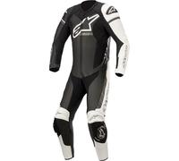 Alpinestars GP Force Phantom Abito monopezza in pelle moto, nero-grigio-bianco, taglia 58 per maschi