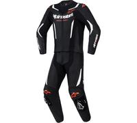 Alpinestars GP Force V2 2 pezzi tuta in pelle per moto, nero/blu/rosso, 56