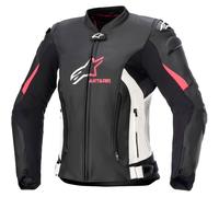 Alpinestars GP PLUS 4 Giacca da moto da donna nera, bianca e rosa 46