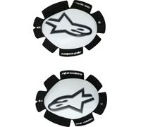 Alpinestars GP Plus, cursori per ginocchia Taglia unica male Bianco/Nero