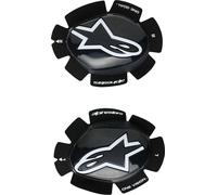 Alpinestars GP Plus Cursori per le ginocchia, Bianco/nero
