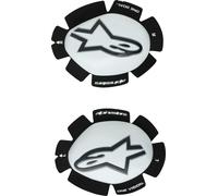 Alpinestars GP Plus, cursori per ginocchia Taglia unica male Bianco/Nero