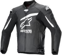 Alpinestars GP Plus R V4 Airflow giacca in pelle moto traforata, Bianco/nero, Taglia 48