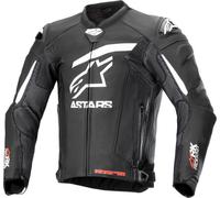 Alpinestars GP Plus R V4 Rideknit giacca in pelle moto traforata, Bianco/nero, Taglia 52