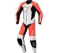 Alpinestars GP Plus V2 Tuta in pelle 1 pezzo per ragazzi, nero-bianco-rosso, taglia 120
