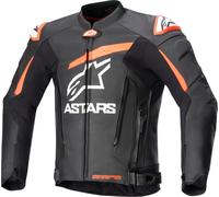 Alpinestars GP Plus V4 Giacca in pelle moto, nero/rosso/bianco, Taglia 54