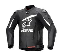 Alpinestars GP Plus V4 Giacca in pelle moto, nero-bianco, taglia 56 per maschi