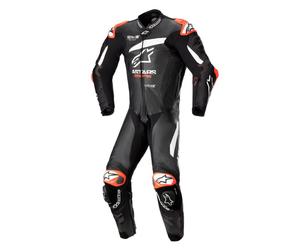 ALPINESTARS GP PLUS V4 LEATHER SUIT BLACK WHITE