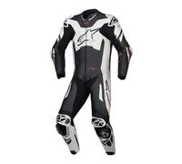 Alpinestars GP Plus V4 Sprint 1 pezzo tuta in pelle nero/bianco/rosso/fluo