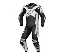 Alpinestars GP Plus V4 Sprint, tuta in pelle 1pz. 58 male Nero/Bianco/Rosso Fluo