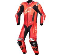 Alpinestars GP Plus V4 Sprint, tuta in pelle 1pz. 48 male Rosso Fluo/Rosso/Bianco/Nero