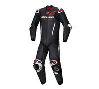 Alpinestars GP-R7 1 pezzo tuta in pelle nero bianco rosso fluo