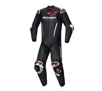 Alpinestars GP-R7 1 pezzo tuta in pelle nero bianco rosso fluo