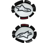 Alpinestars GP Tech Cursori per le ginocchia, nero-bianco per maschi