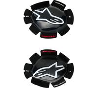 Alpinestars GP Tech Cursori per le ginocchia, nero-bianco per maschi