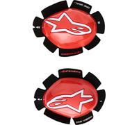Alpinestars GT Tech, cursori per ginocchia Taglia unica male Rosso/Bianco