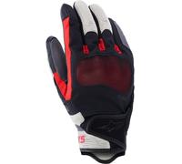 Guanti Moto Alpinestars Mogress Airflow Nero/Rosso Fiamma/EcruL Nero,Rosso Fiamma,Ecru