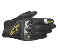 Guanti moto pelle estivi Alpinestars SMX-1 AIR V2 nero giallo fluo XXL
